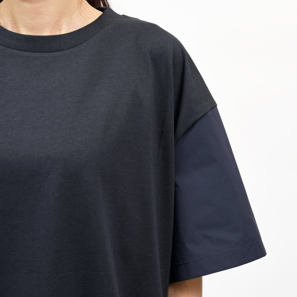 HERNO（ヘルノ）JG000320D-52000 ナイロンクルーネックTシャツ