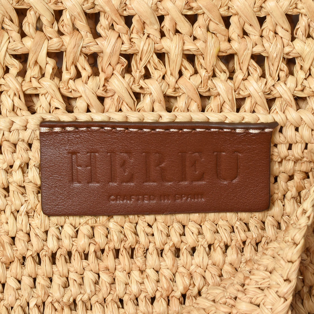 HEREU（ヘリュー） CADOR CADOWBS25 ラフィアマクラメショルダーバッグ