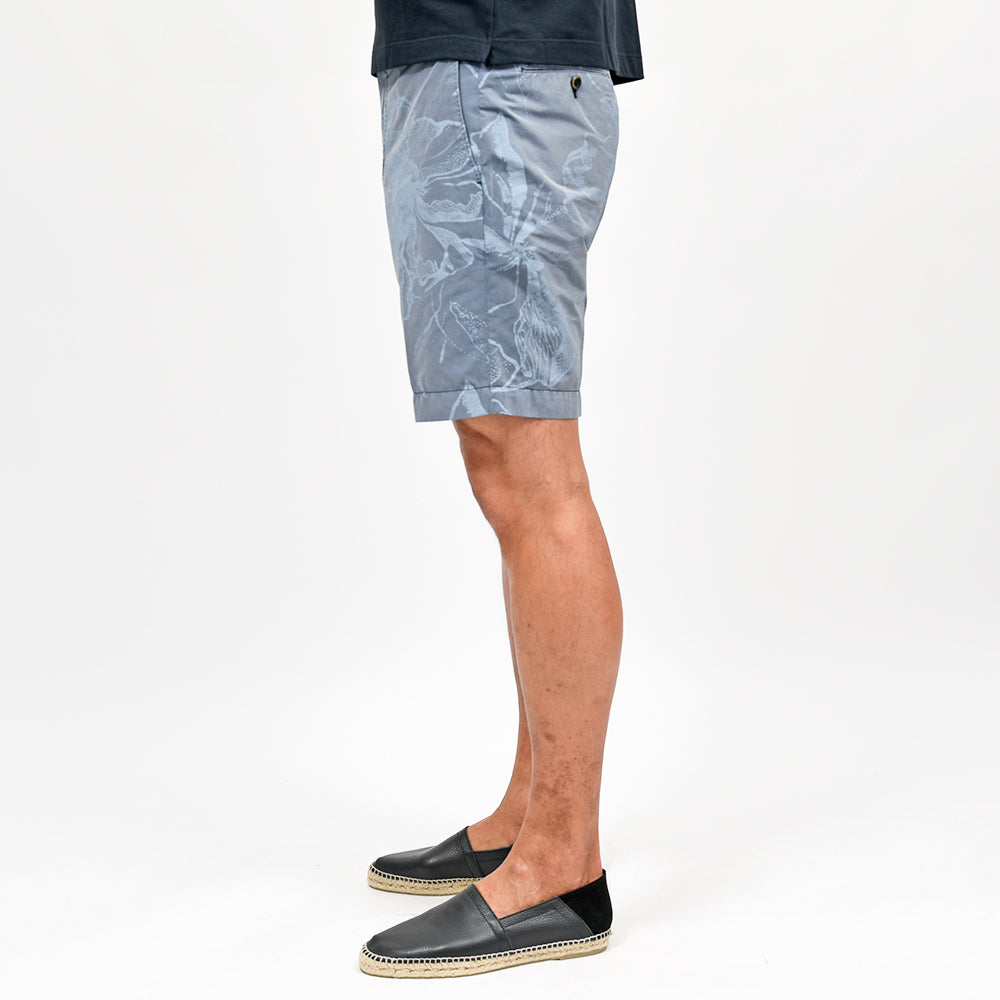 PT TORINO（ピーティートリノ） コットンポリエステルポプリン ボタニカルプリント ノープリーツショートパンツ BERMUDA SHORT/VX01
