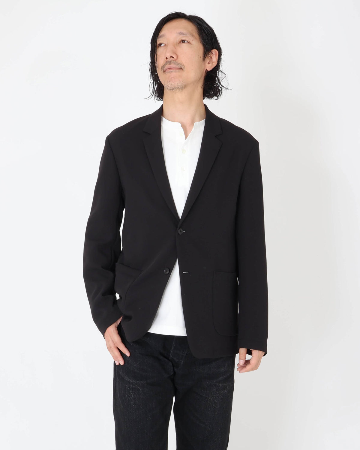 イスピラ / JA-IS-AS-0-003 2B テーラードJACKET / ブラック