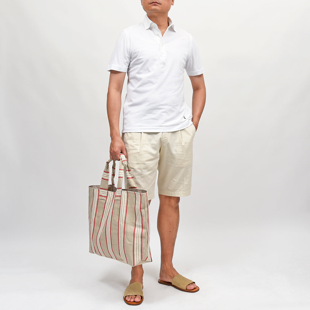 THIEFFRY FRERES（ティエフリー フレール） SHOPPING BAG フレンチリネン トートバッグ