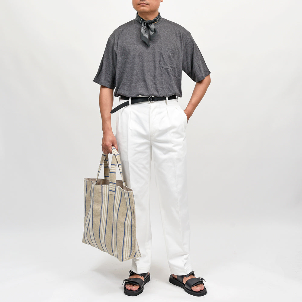 THIEFFRY FRERES（ティエフリー フレール） SHOPPING BAG フレンチリネン トートバッグ