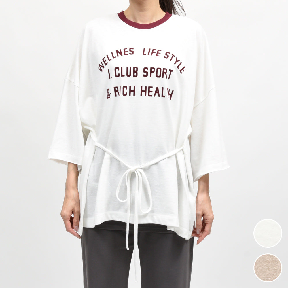 INSCRIRE（アンスクリア） BC21B WELLNESSロゴTシャツ