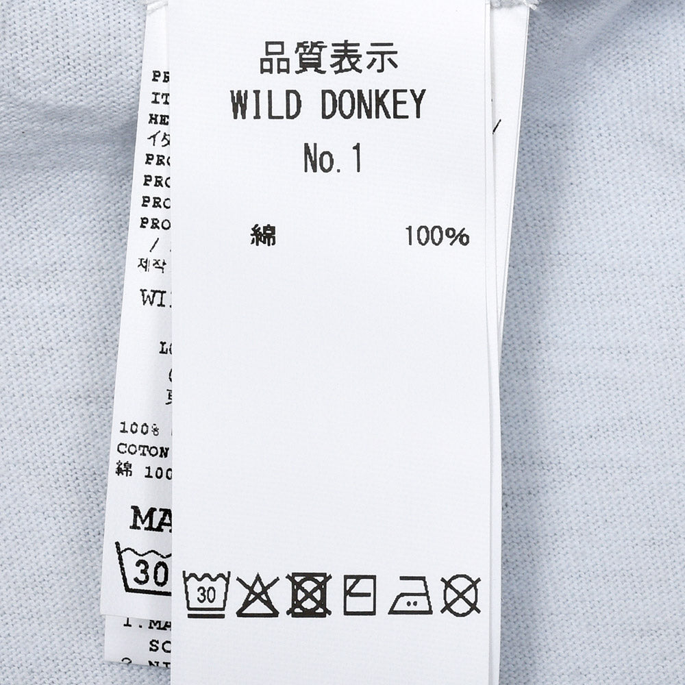 WILD DONKEY（ワイルド ドンキー） SLIMS TSHIRT コットン クルーネック プリントTシャツ