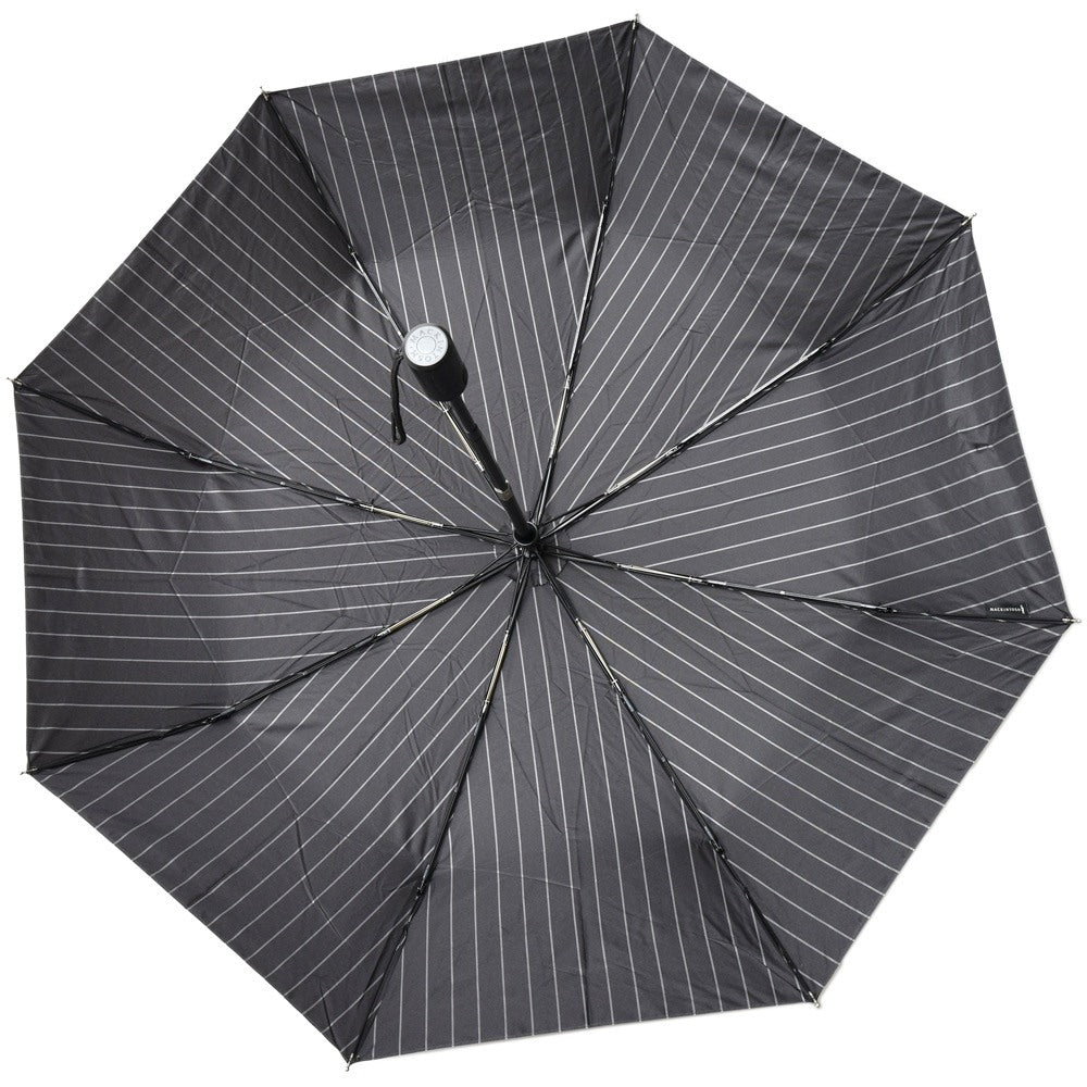 MACKINTOSH（マッキントッシュ） UVカット ポリエステル ピンストライプ フォールディングアンブレラ AYR UMBRELLA