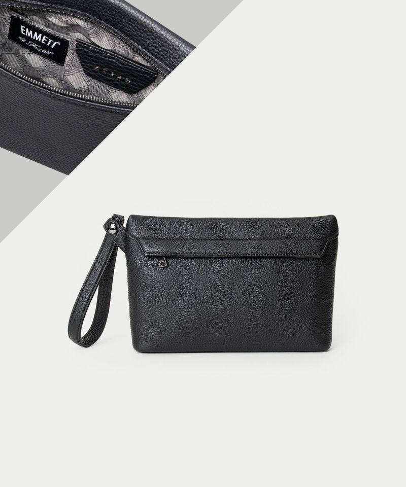 【EMMETI × ETiAM コラボ】POUCH IN CALFSKIN