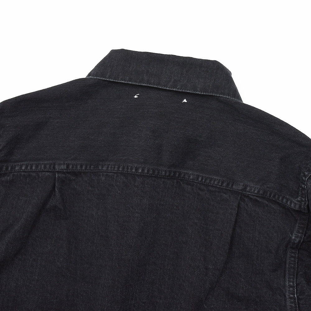 SCYE BASICS（サイベーシックス）<br>セルビッジブラックデニム 2ndタイプ デニムジャケット