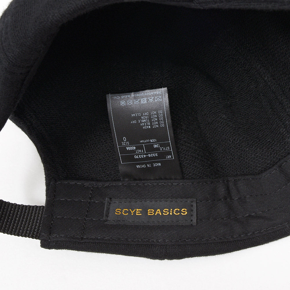 SCYE BASICS（サイベーシックス）<br>ループバックテリー ベースボールキャップ