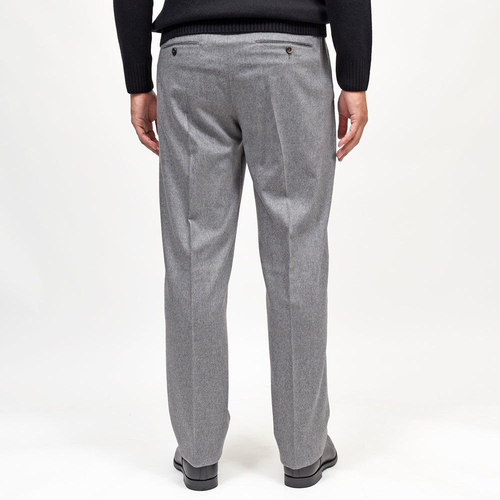 PT TORINO（ピーティートリノ）<br>LIAM ヴァージンウールカシミヤストレッチ ライトフランネル ノープリーツパンツ STRAIGHT FIT/TO03