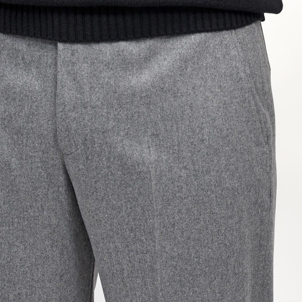 PT TORINO（ピーティートリノ）<br>LIAM ヴァージンウールカシミヤストレッチ ライトフランネル ノープリーツパンツ STRAIGHT FIT/TO03