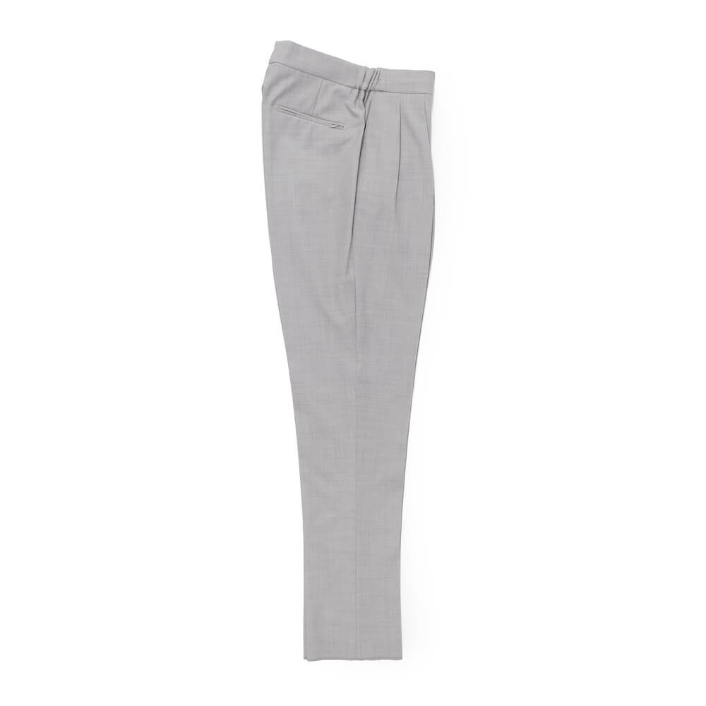 ベルウィッチ / 【BR別注】ZIPポケット付き ストレッチ ウールポリ 2プリーツ リラックスパンツ/NEW SCOTCH RELAX GOLD GT1523X