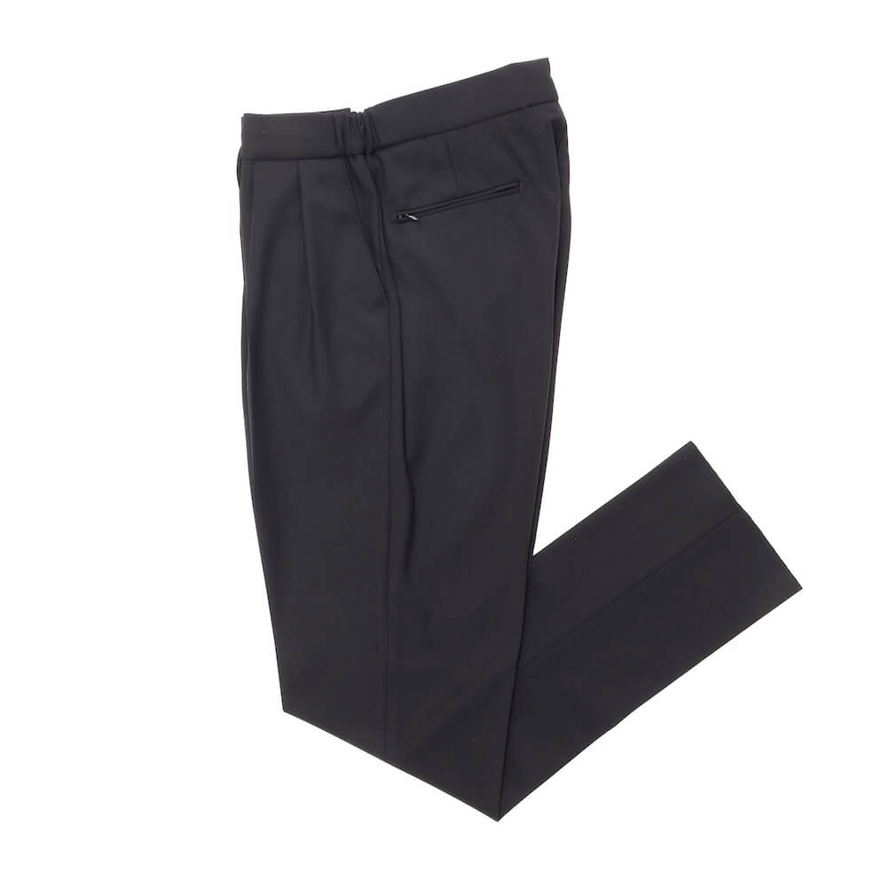 ベルウィッチ / 【BR別注】ZIPポケット付き ストレッチ ウールポリ 2プリーツ リラックスパンツ/NEW SCOTCH RELAX GOLD GT1523X