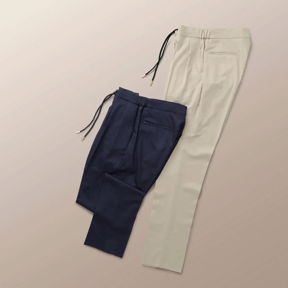ベルウィッチ / 【BR別注】ZIPポケット付き VBC ライトフランネル 2プリーツ リラックスパンツ/NEW SCOTCH RELAX GOLD VB8996