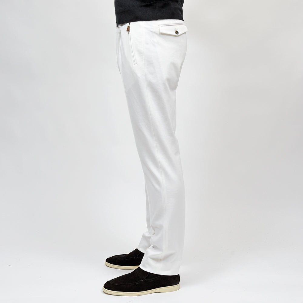 PT TORINO（ピーティー トリノ）<br>NEW BERLIN ストレッチテックジャージー 永久クリース 1プリーツパンツ SOFT FIT/VD01