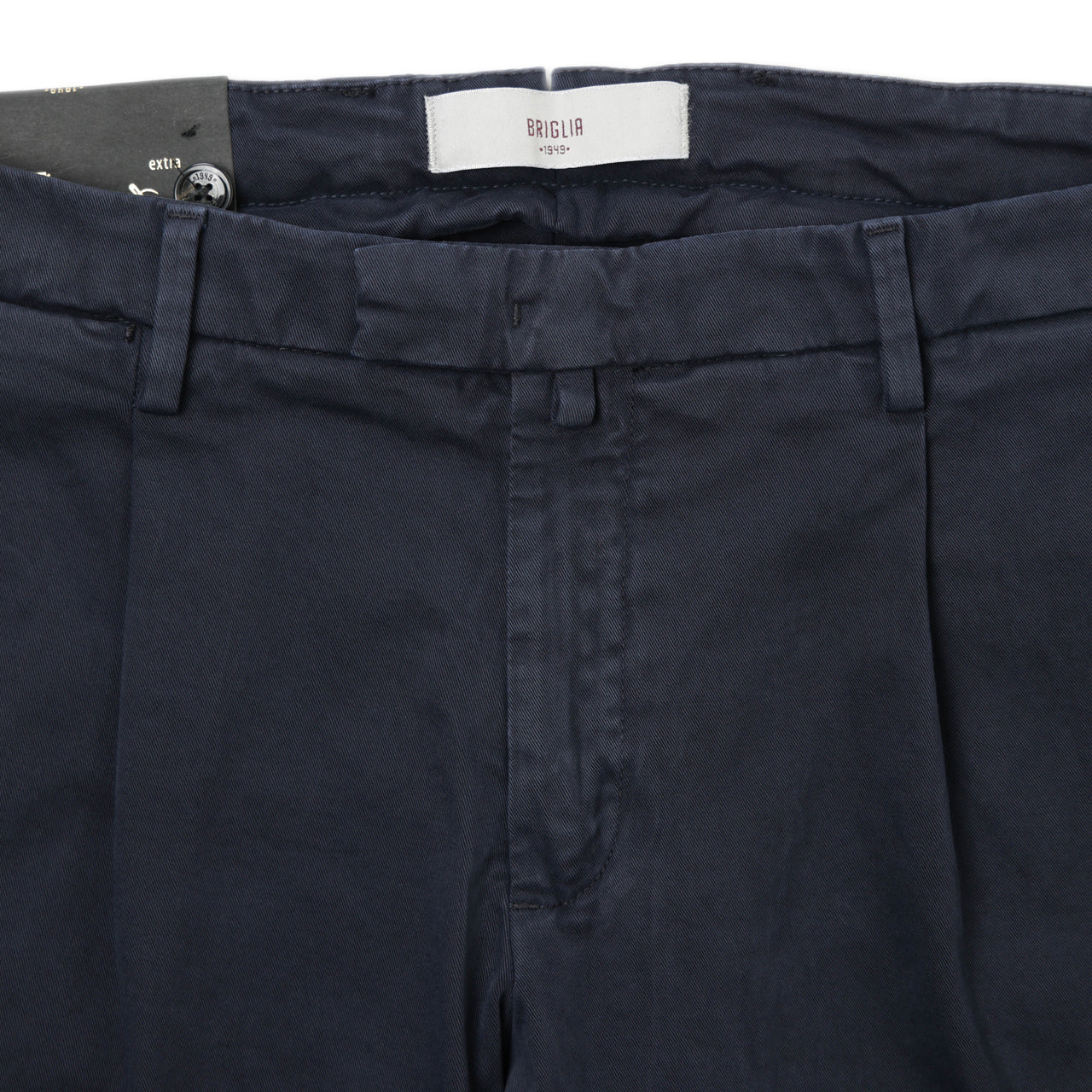 ブリリア 1949 / コットン ストレッチ ワンプリーツ スラックス パンツ/SLIM FIT BG07 JFS 400008 0011