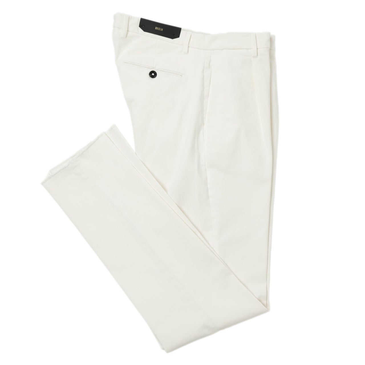 ブリリア 1949 / コットン ストレッチ ワンプリーツ スラックス パンツ/SLIM FIT BG07 JFS 400008 0120