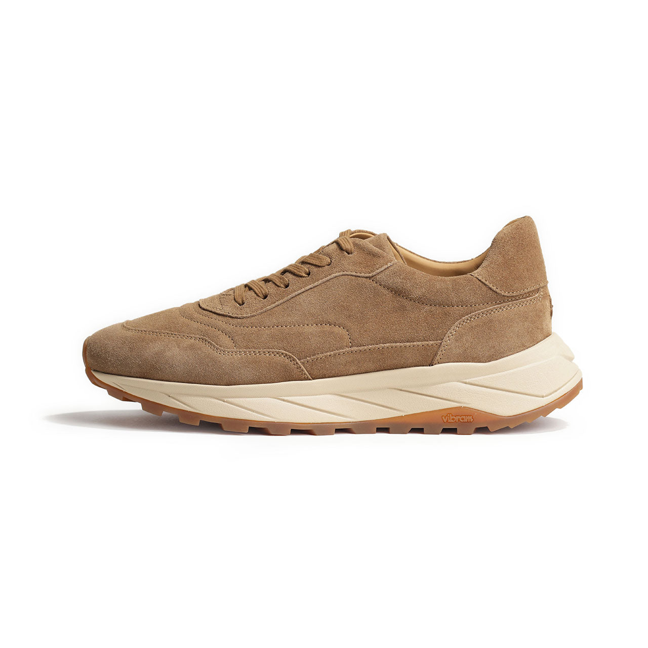 ヘンダーソン / スエード  ローカット レースアップ スニーカー ラバーソール/SHARK SUEDE CASTORO