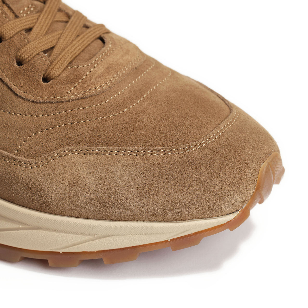 ヘンダーソン / スエード  ローカット レースアップ スニーカー ラバーソール/SHARK SUEDE CASTORO