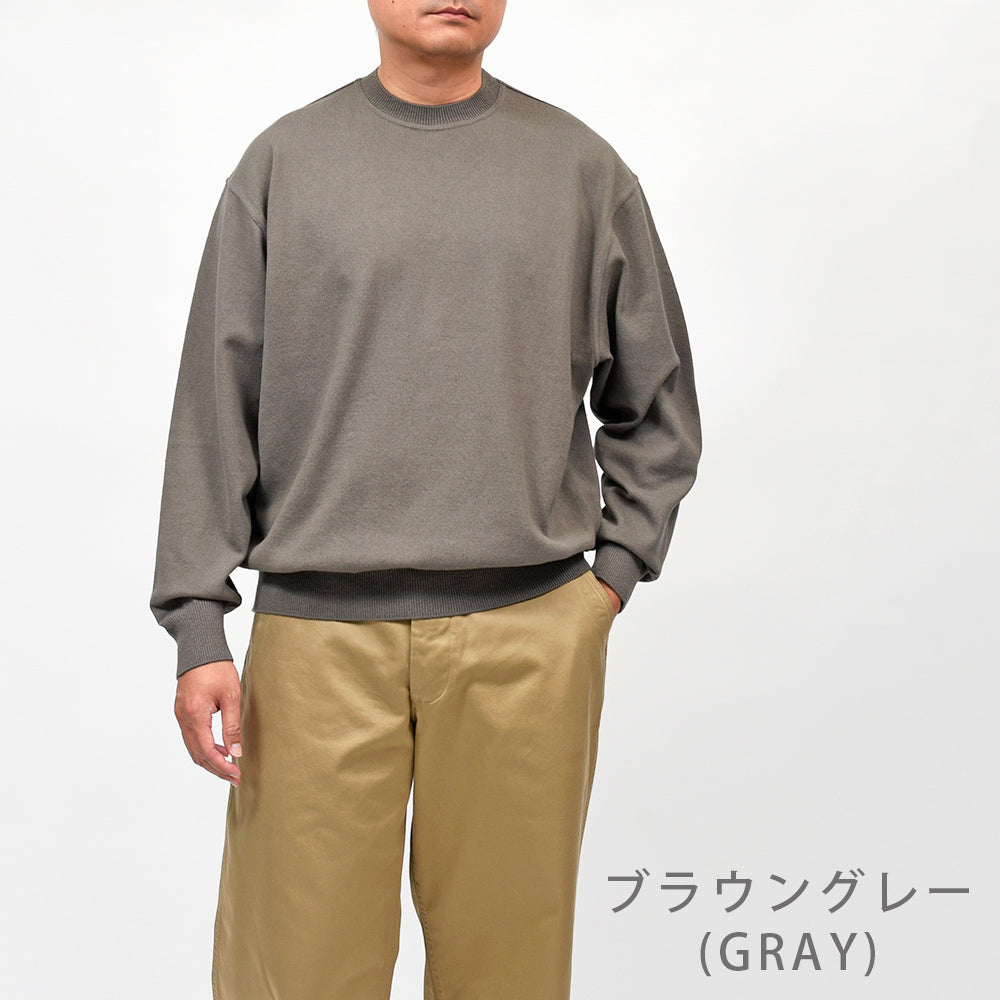 Yonetomi（ヨネトミ）WAVE COTTON KNIT PULLOVER ウェーブコットン