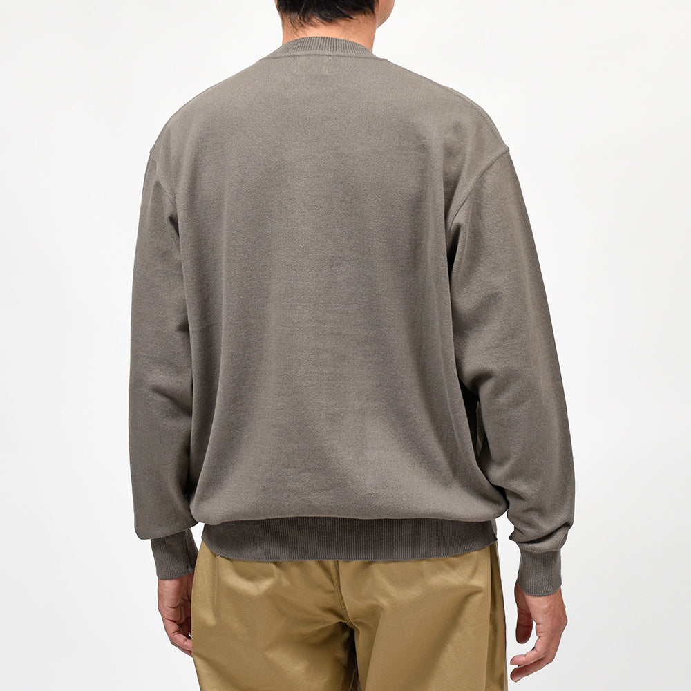 Yonetomi（ヨネトミ） WAVE COTTON KNIT PULLOVER ウェーブコットン クルーネックニット