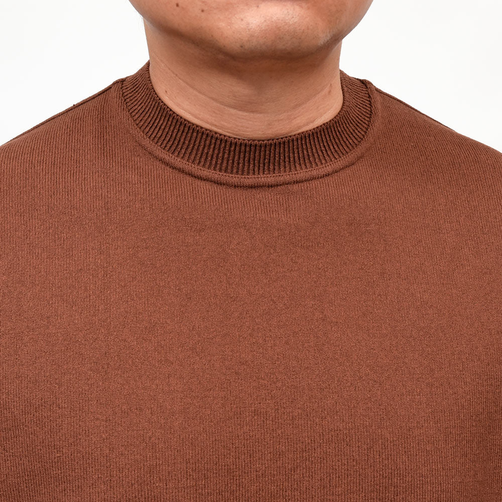 Yonetomi（ヨネトミ） WAVE COTTON KNIT PULLOVER ウェーブコットン クルーネックニット