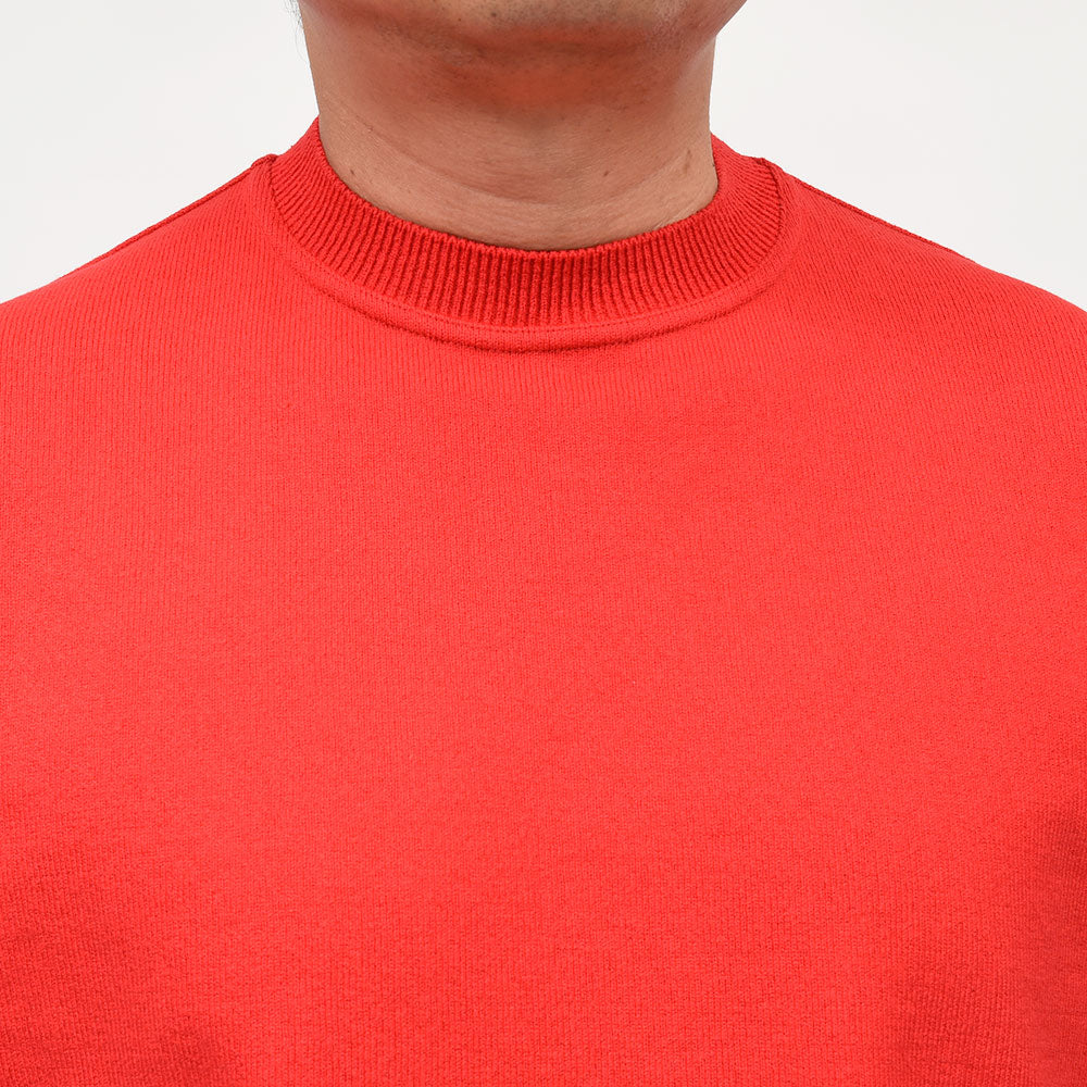 Yonetomi（ヨネトミ） WAVE COTTON KNIT PULLOVER ウェーブコットン クルーネックニット