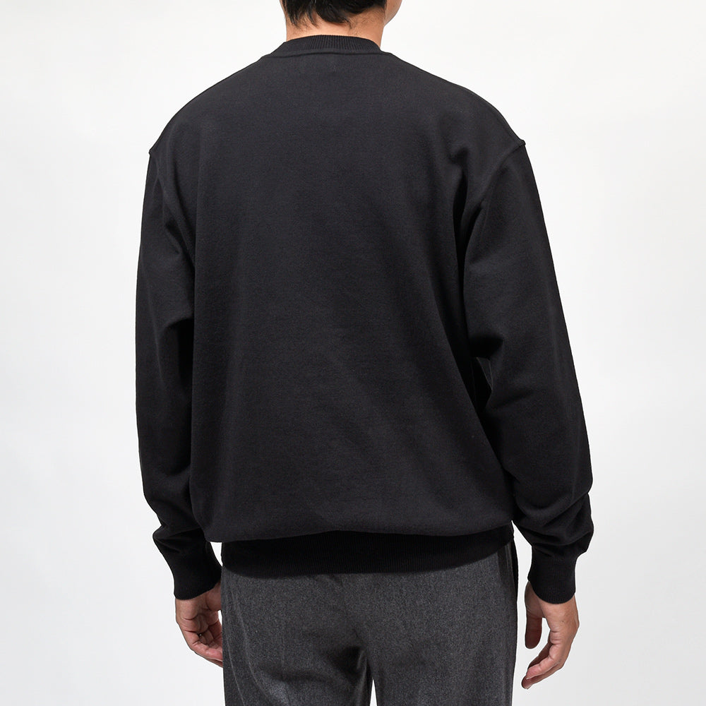 Yonetomi（ヨネトミ） WAVE COTTON KNIT PULLOVER ウェーブコットン クルーネックニット