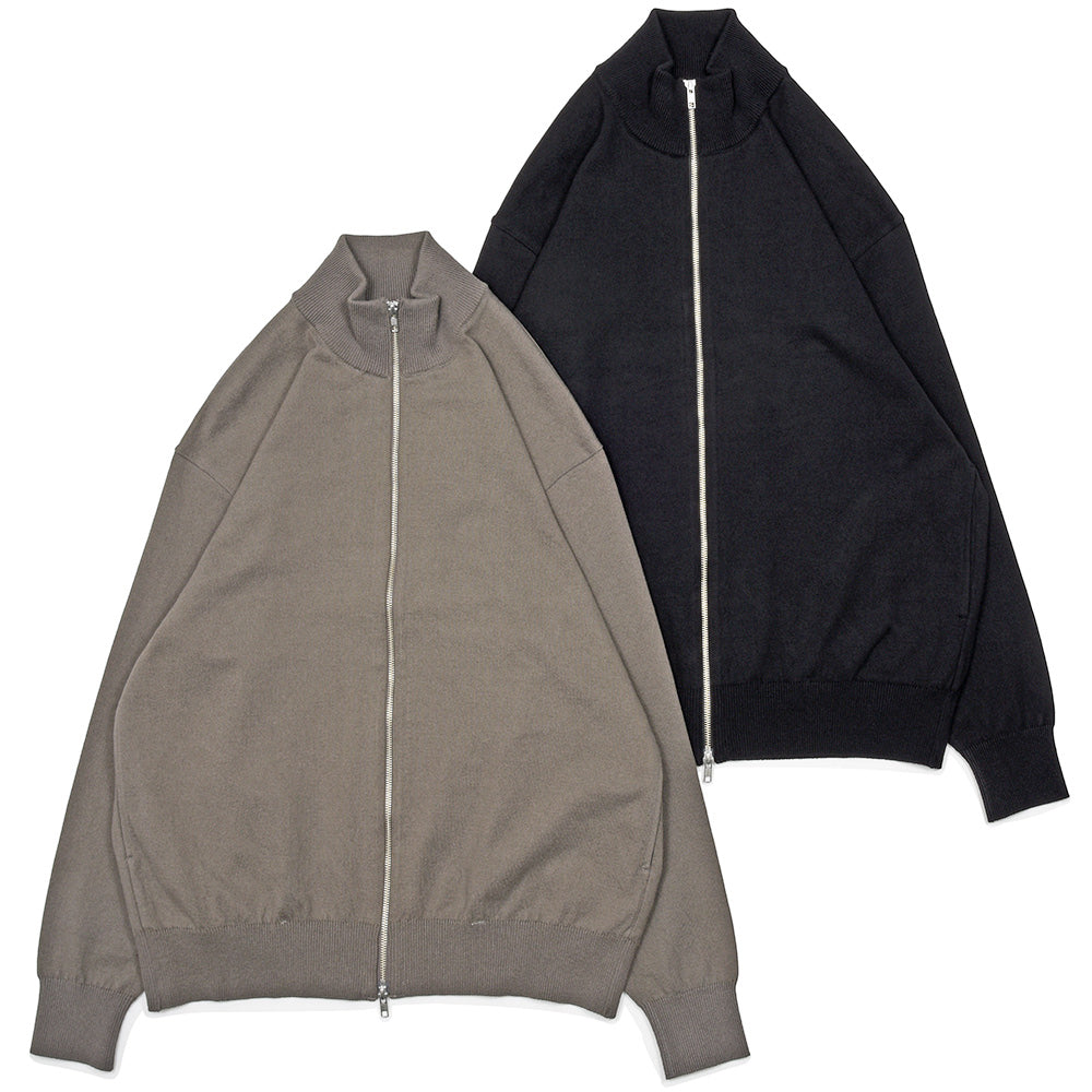 Yonetomi（ヨネトミ） WAVE COTTON KNIT BLOUSON ウェーブコットン ニットブルゾン