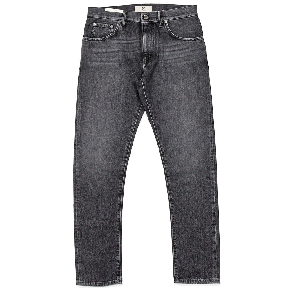 PT TORINO DENIM（ピーティートリノデニム） BREAKBEAT コットン レギュラーブラックデニムパンツ/OA5610