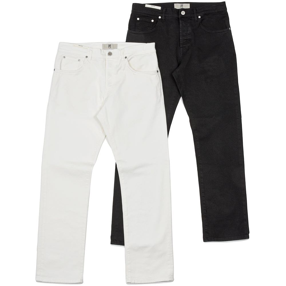PT TORINO DENIM（ピーティートリノデニム） RELAX コットンストレッチ レギュラーデニムパンツ/OA14T0