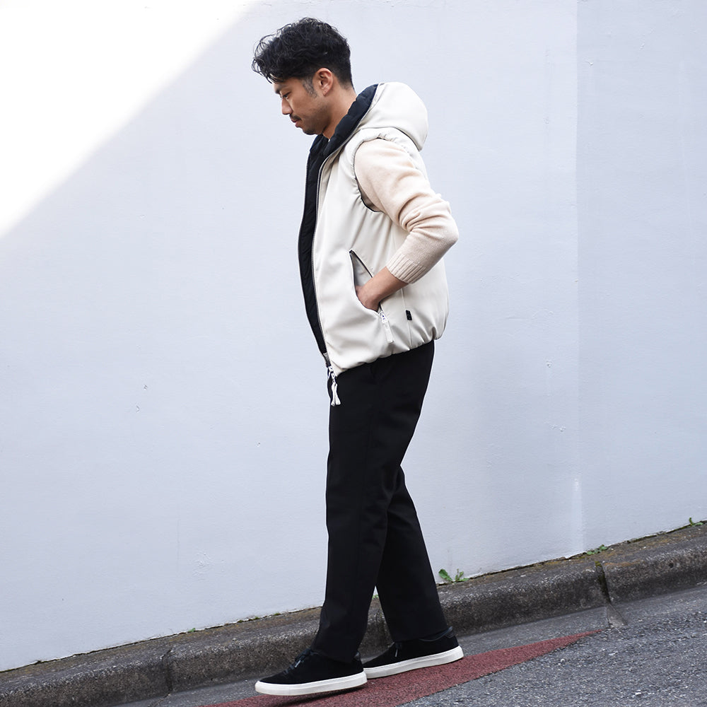 ジャブスアルキヴィオ / 【TOGAGE×DUVETICA】MOCHI JERSEY フーデッド ダウンベスト/ISCHIA 262MC1-10040-00-10640