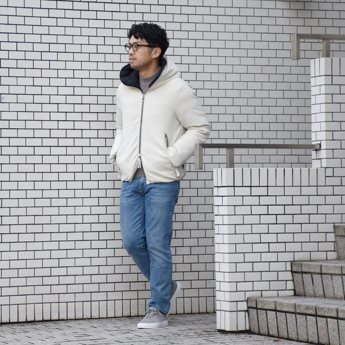 ジャブスアルキヴィオ / 【TOGAGE×DUVETICA】MOCHI JERSEY フーデッド ダウンジャケット/LIPARI