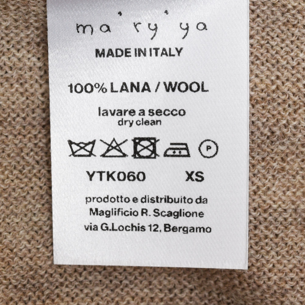 ma'ry'ya（マリア）YTK060 ウールプリーツスカート 23262000112