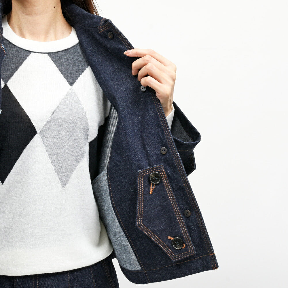 MACKINTOSH（マッキントッシュ）HUMBIE DNM JACKET SHORT  ハンビーデニムジャケットショート 24062007005