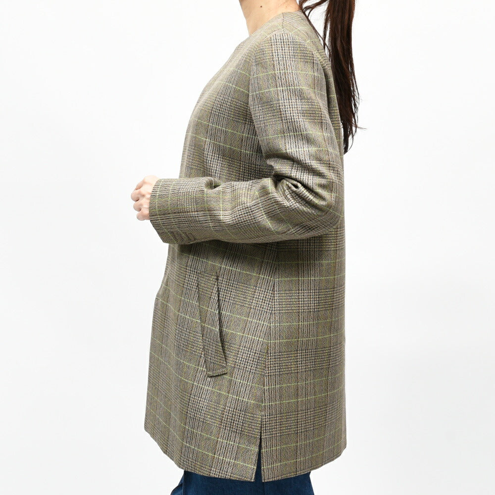 AMBELL（アンベル）00157 チェックショートコート 24162000163