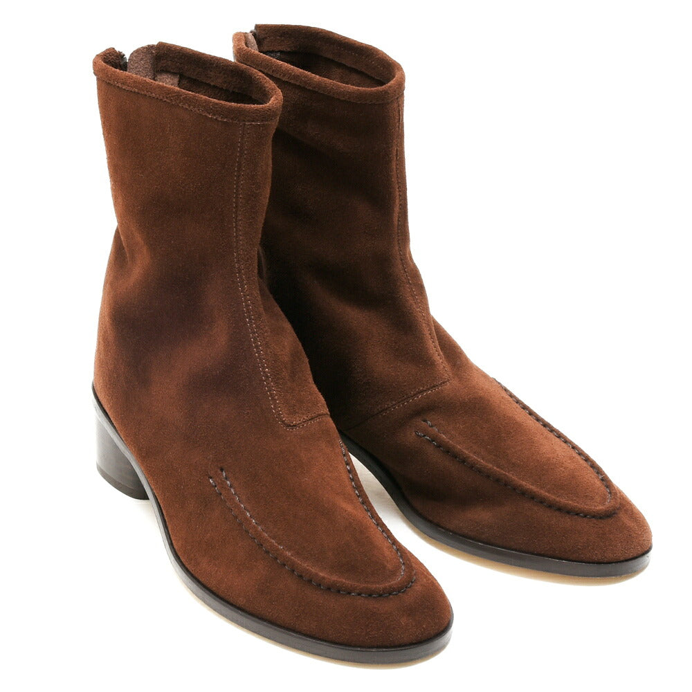 HEREU（へリュー） JULIOL BOOT CALF SUEDE HEELED カーフスエードブーツ 25062000077