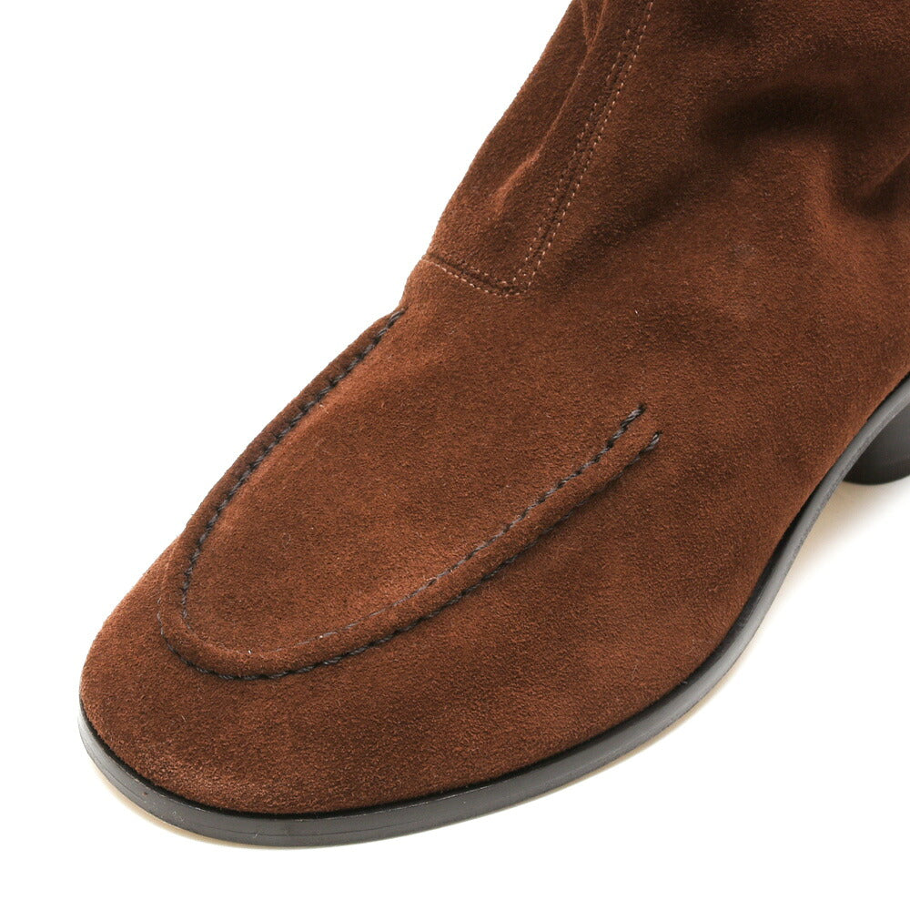 HEREU（へリュー） JULIOL BOOT CALF SUEDE HEELED カーフスエードブーツ 25062000077