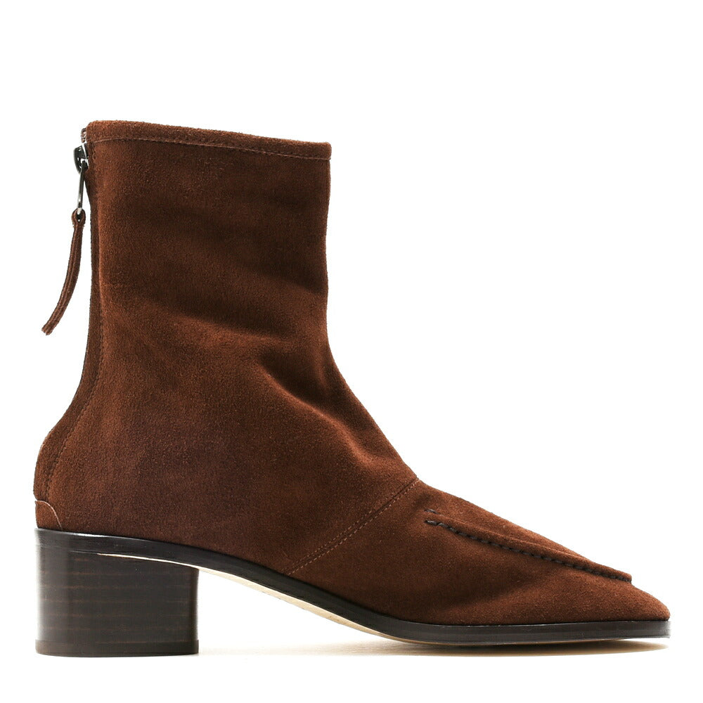 HEREU（へリュー） JULIOL BOOT CALF SUEDE HEELED カーフスエードブーツ 25062000077