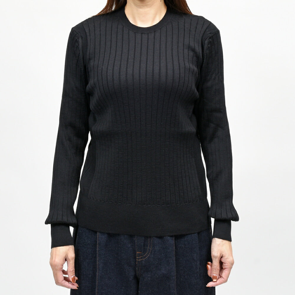 SLOANE（スローン）SL11W-501 ワイドリブクルーネックニット 26062000210