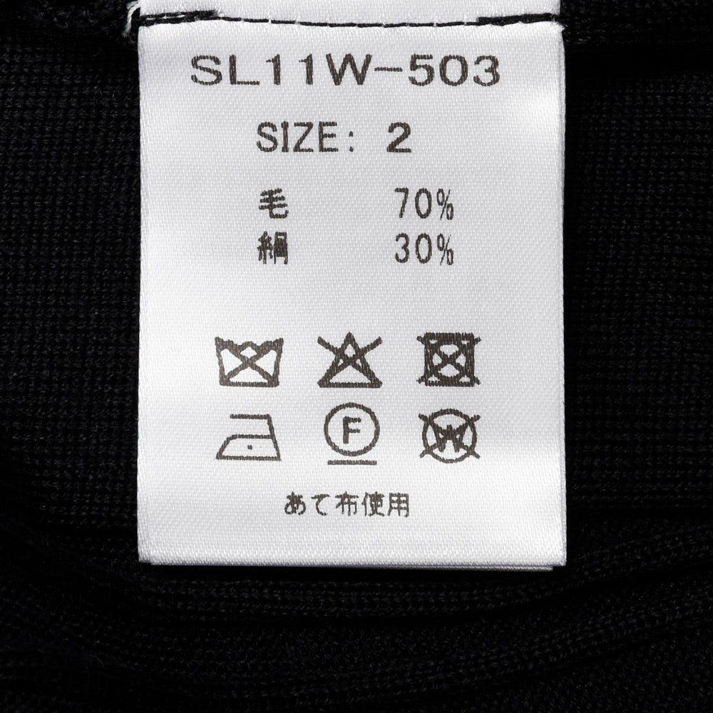 SLOANE（スローン）SL11W-503 ワイドリブニットポロ 26062001210