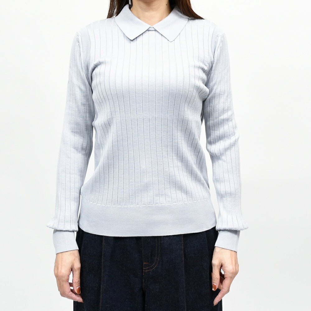 SLOANE（スローン）SL11W-503 ワイドリブニットポロ 26062001210