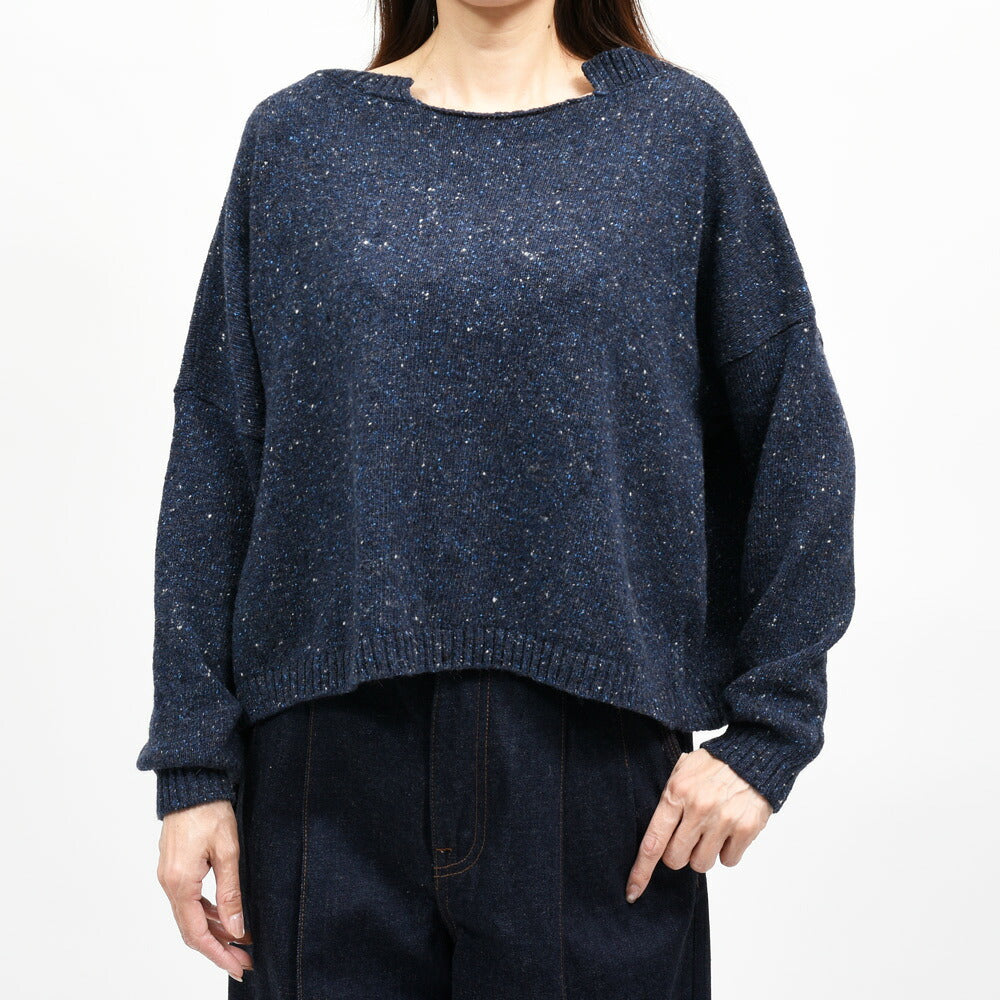 ma'ry'ya（マリア） YTK104 インタラプテッドネックニット 26062003112