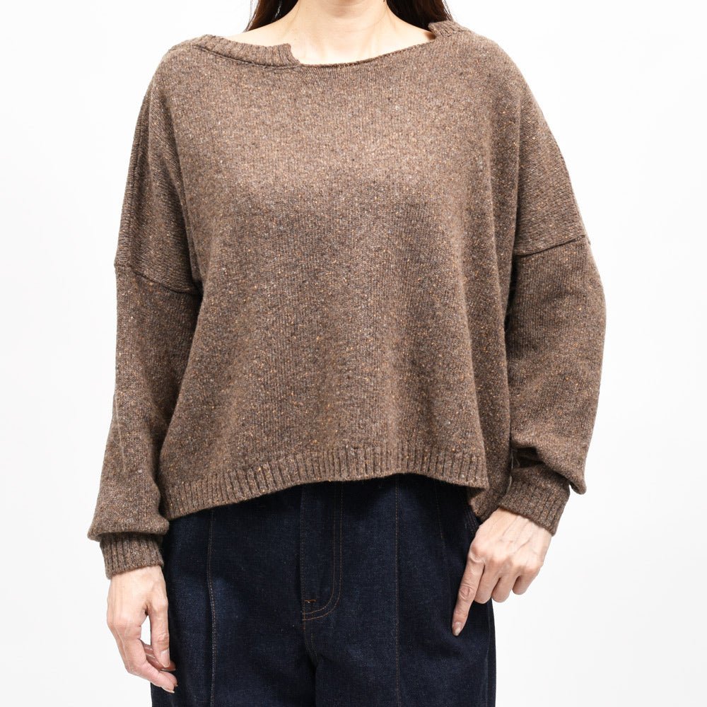 ma'ry'ya（マリア） YTK104 インタラプテッドネックニット 26062003112