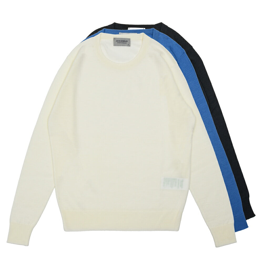 JOHN SMEDLEY（ジョンスメドレー） VIVIENNE メリノクルーネックニットプルオーバー 26062010030