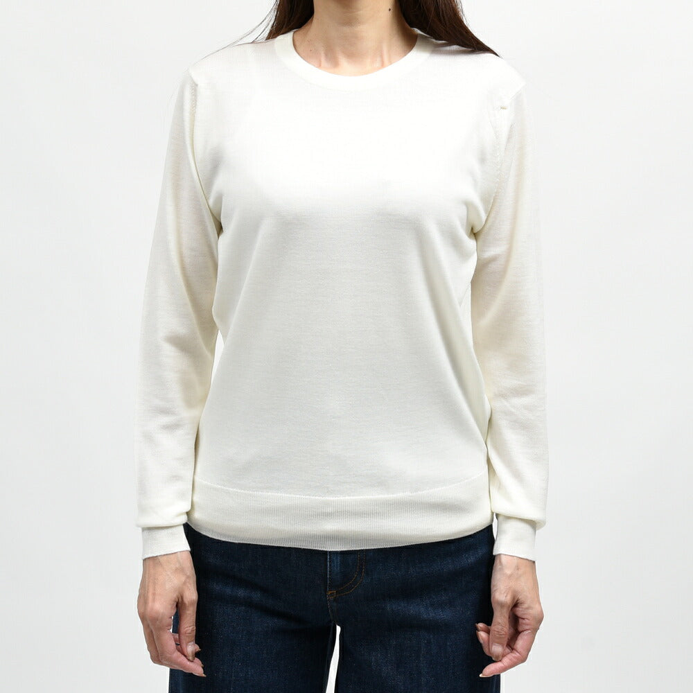 JOHN SMEDLEY（ジョンスメドレー） VIVIENNE メリノクルーネックニットプルオーバー 26062010030