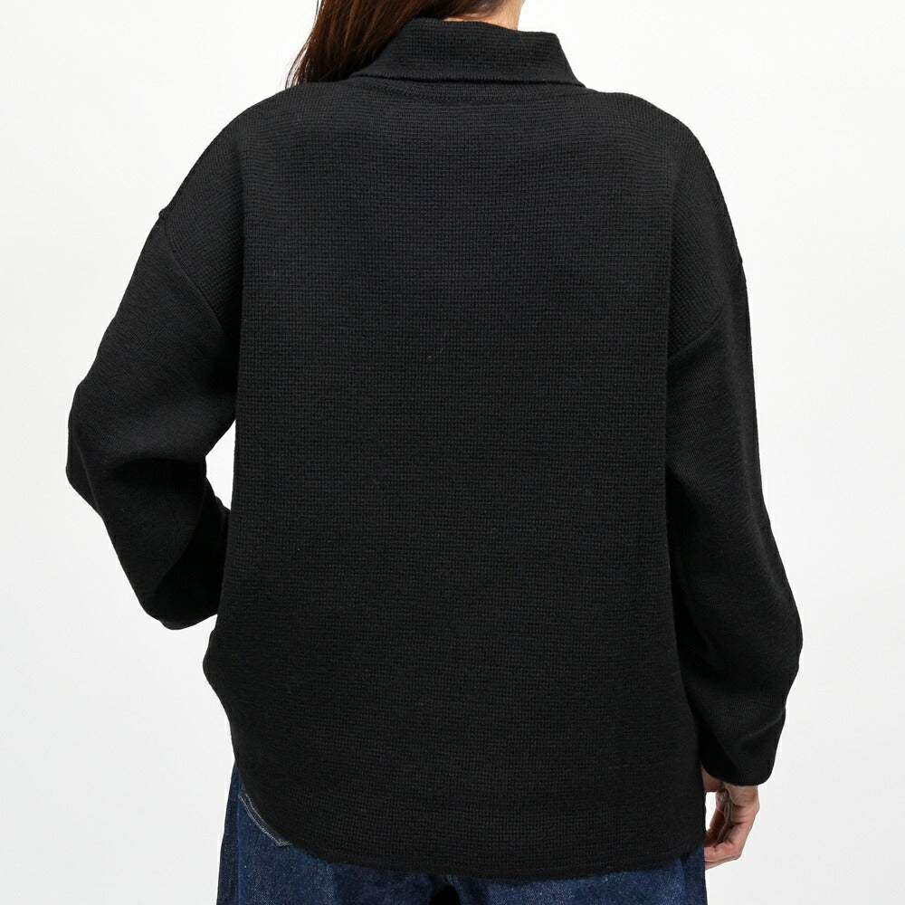 ma'ry'ya（マリア）YTK077 ハーフジップタートルネックニット 26062700112
