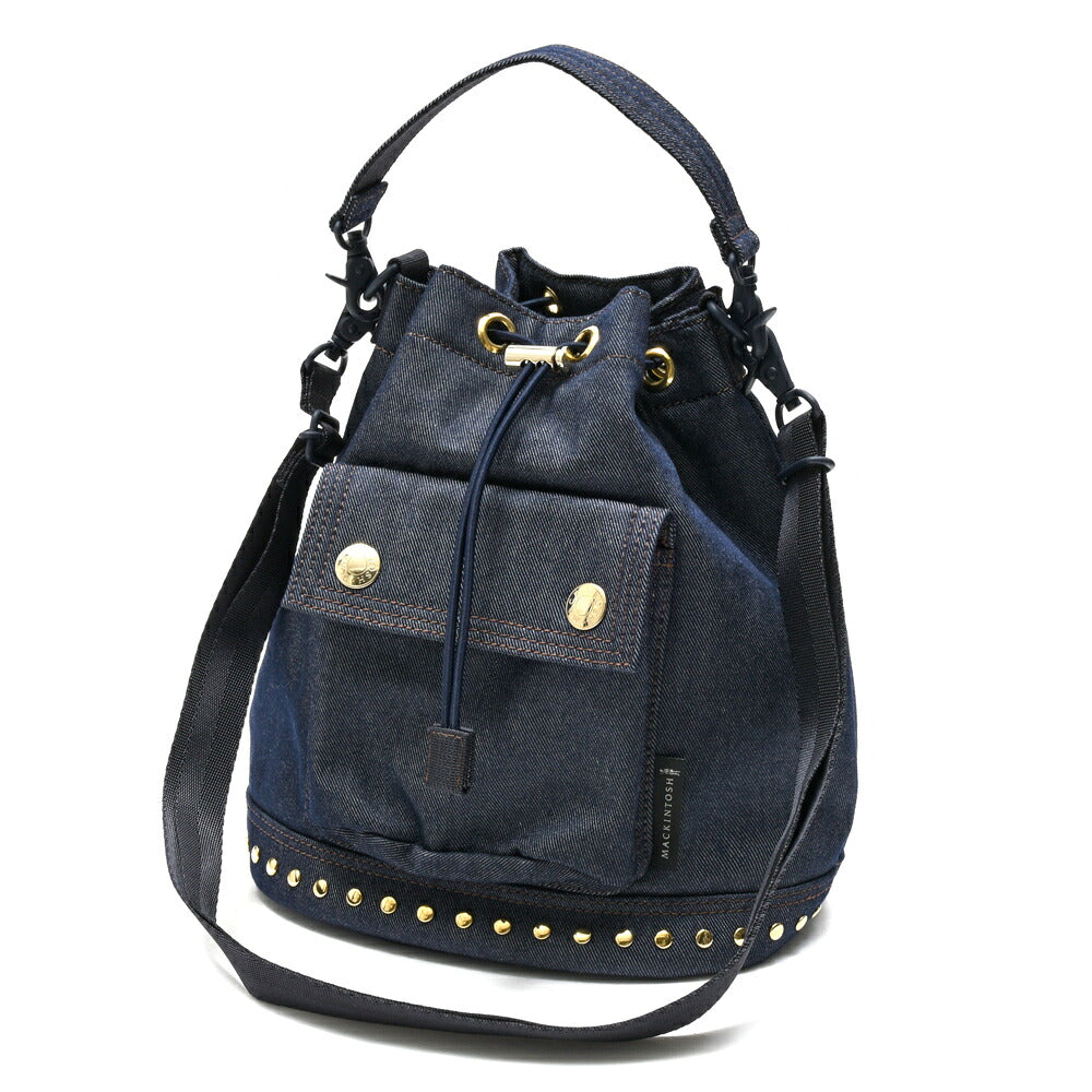 MACKINTOSH（マッキントッシュ）DRAWSTRING BUCKET STUDS DNM ドローストリングスタッズデニムバッグ 28462000005