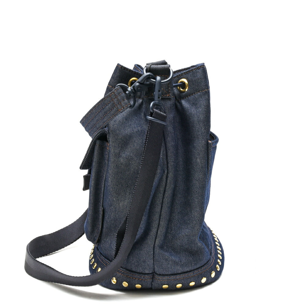 MACKINTOSH（マッキントッシュ）DRAWSTRING BUCKET STUDS DNM ドローストリングスタッズデニムバッグ 28462000005