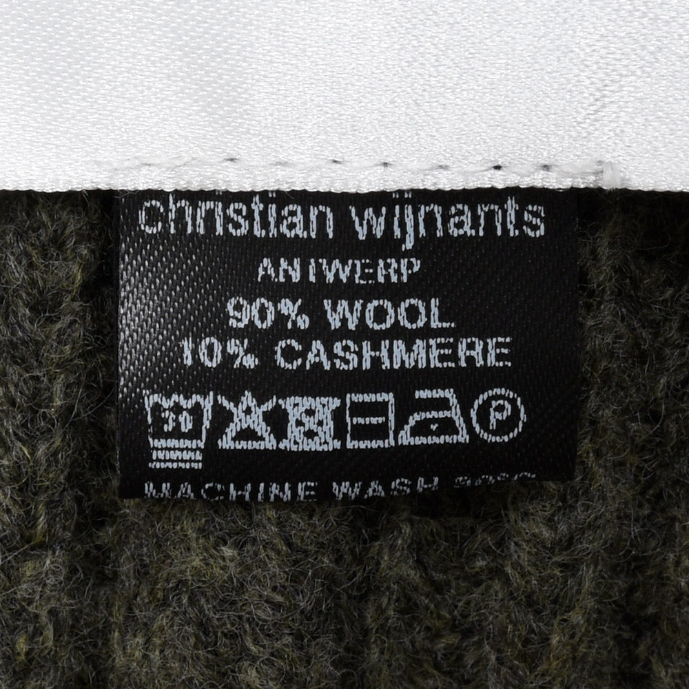christian wijnants（クリスチャン ワイナンツ）WRY9098KAPRI リブニットスカーフ/ハット 29062000121