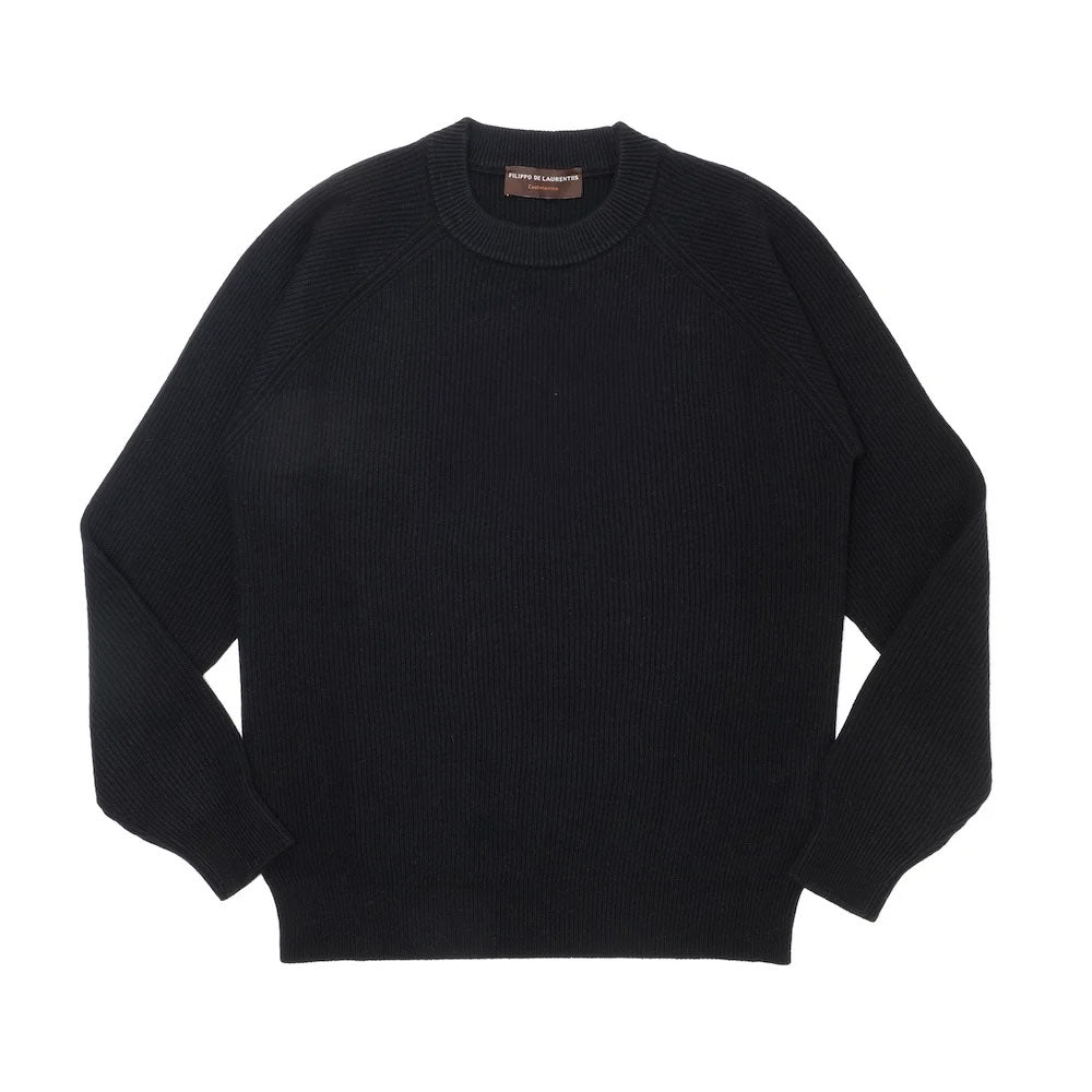 フィリッポ デ ローレンティス / Cashmerino 畔編み クルーネックニット/5GC1MLR42